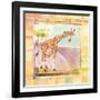 Playful Giraffe-Robbin Rawlings-Framed Art Print