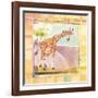 Playful Giraffe-Robbin Rawlings-Framed Art Print