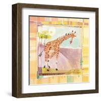 Playful Giraffe-Robbin Rawlings-Framed Art Print