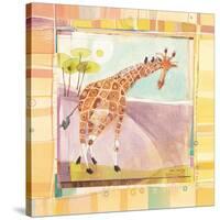 Playful Giraffe-Robbin Rawlings-Stretched Canvas