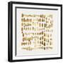 Playful Gold I-Angela Perry-Framed Art Print