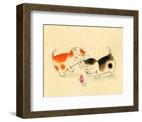 Playful Kittens I-Kate Mawdsley-Framed Art Print