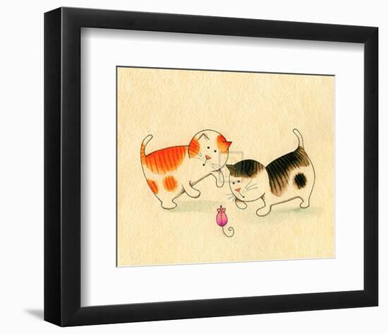 Playful Kittens I-Kate Mawdsley-Framed Art Print