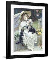 Playful Kittens-Arthur Elsley-Framed Premium Giclee Print