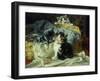 Playful Kittens-Julius Adam-Framed Giclee Print