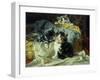 Playful Kittens-Julius Adam-Framed Giclee Print