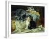 Playful Kittens-Julius Adam-Framed Giclee Print