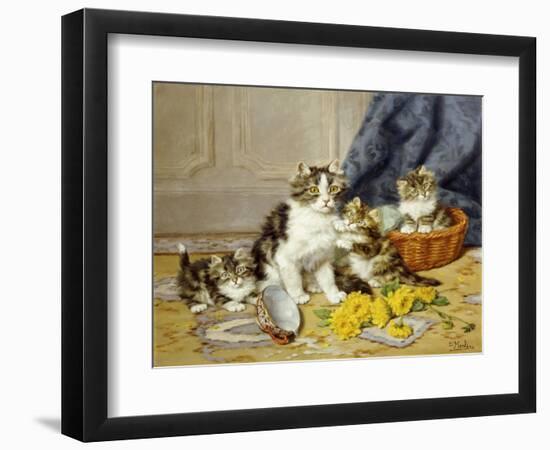 Playful Kittens-Daniel Merlin-Framed Premium Giclee Print