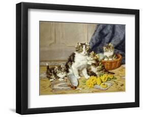 Playful Kittens-Daniel Merlin-Framed Premium Giclee Print