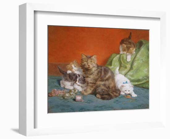 Playful Kittens-Daniel Merlin-Framed Giclee Print