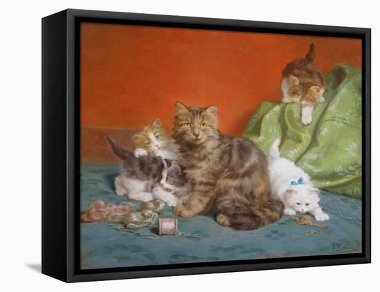 Playful Kittens-Daniel Merlin-Framed Stretched Canvas