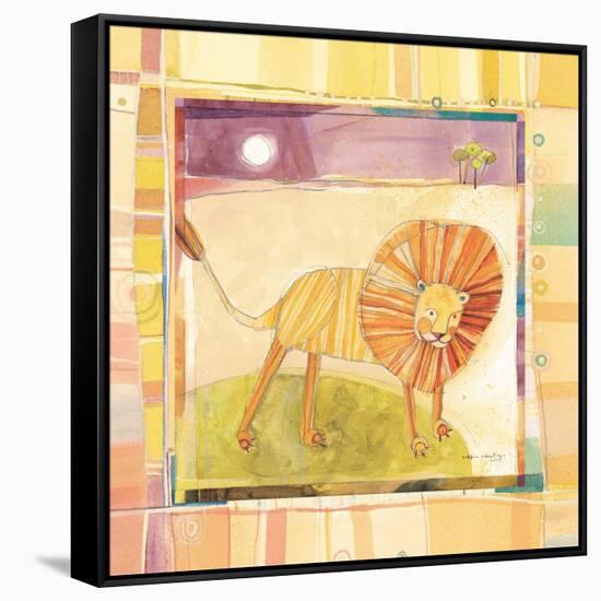 Playful Lion-Robbin Rawlings-Framed Stretched Canvas