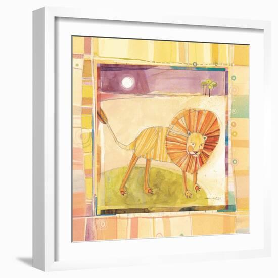 Playful Lion-Robbin Rawlings-Framed Art Print