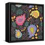 Playful Paisley I-Patty Young-Framed Stretched Canvas