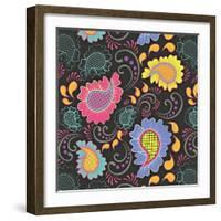 Playful Paisley I-Patty Young-Framed Art Print