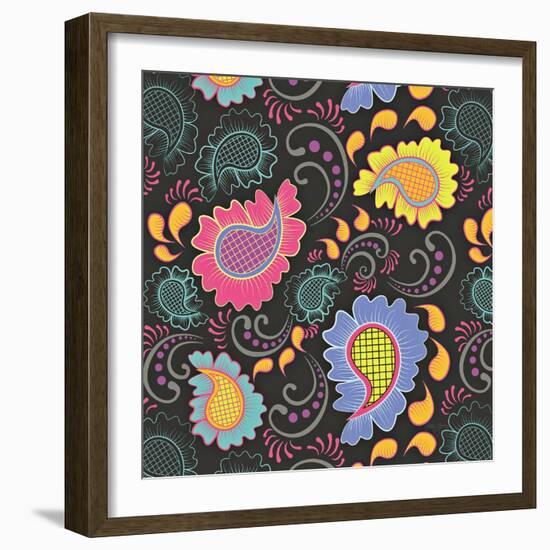 Playful Paisley I-Patty Young-Framed Art Print