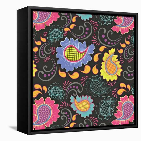 Playful Paisley II-Patty Young-Framed Stretched Canvas