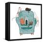 Playful Pets Cats I-Becky Thorns-Framed Stretched Canvas