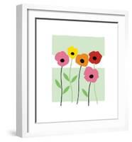 Playful Poppies-Muriel Verger-Framed Giclee Print