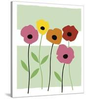 Playful Poppies-Muriel Verger-Stretched Canvas