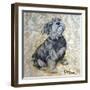 Playful Pup IX-Carol Dillon-Framed Art Print