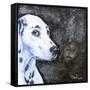 Playful Pup VI-Carol Dillon-Framed Stretched Canvas