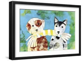 Playful Puppies-Summer Tali Hilty-Framed Giclee Print