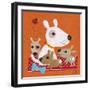 Playful Pups-Clare Beaton-Framed Giclee Print