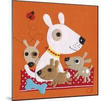 Playful Pups-Clare Beaton-Mounted Giclee Print