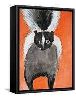 Playful Skunk-Madelaine Morris-Framed Stretched Canvas