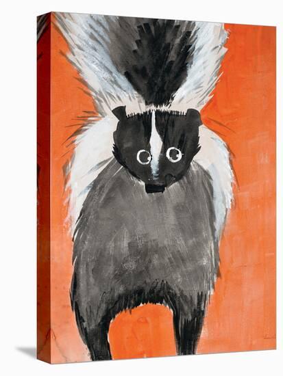 Playful Skunk-Madelaine Morris-Stretched Canvas