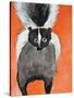 Playful Skunk-Madelaine Morris-Stretched Canvas