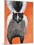 Playful Skunk-Madelaine Morris-Mounted Art Print