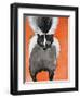 Playful Skunk-Madelaine Morris-Framed Art Print