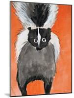 Playful Skunk-Madelaine Morris-Mounted Art Print