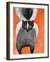 Playful Skunk-Madelaine Morris-Framed Art Print