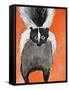 Playful Skunk-Madelaine Morris-Framed Stretched Canvas