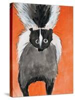 Playful Skunk-Madelaine Morris-Stretched Canvas