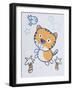 Playful Tiger-Marcus Prime-Framed Art Print