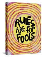 Playful Type - Rules-Lottie Fontaine-Stretched Canvas