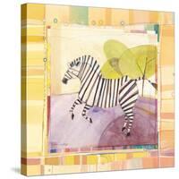 Playful Zebra-Robbin Rawlings-Stretched Canvas