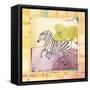 Playful Zebra-Robbin Rawlings-Framed Stretched Canvas