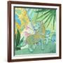 Playful Zebra-Elizabeth Medley-Framed Art Print