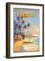 Playground of the Pacific-Kerne Erickson-Framed Art Print