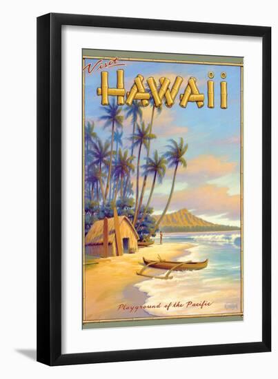 Playground of the Pacific-Kerne Erickson-Framed Art Print