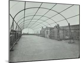 Playground on Roof, School of Building, Brixton, London, 1936-null-Mounted Photographic Print