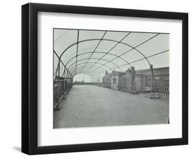 Playground on Roof, School of Building, Brixton, London, 1936-null-Framed Photographic Print