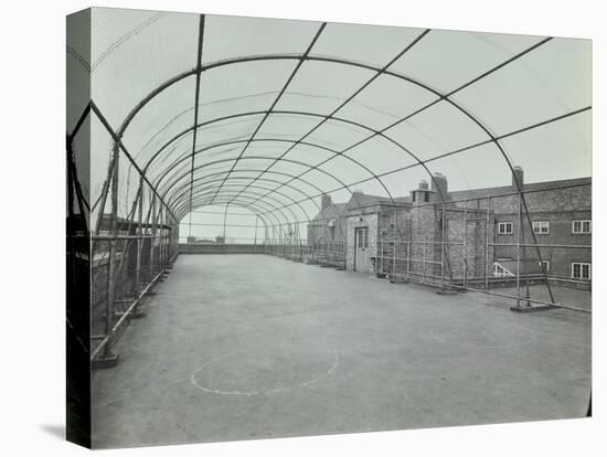 Playground on Roof, School of Building, Brixton, London, 1936-null-Stretched Canvas