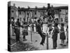 Playground Scene from the Slums of Baltimore-null-Stretched Canvas