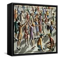 Playground-PJ Crook-Framed Stretched Canvas